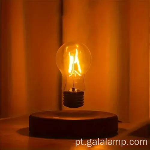 Lâmpada de mesa de lâmpada levitando com carregamento sem fio